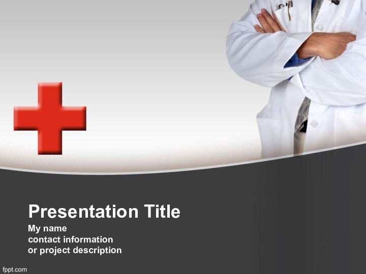 Presentation TitleMy name contact information or project description