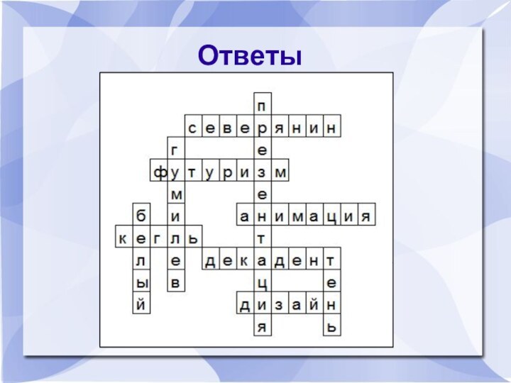 Ответы