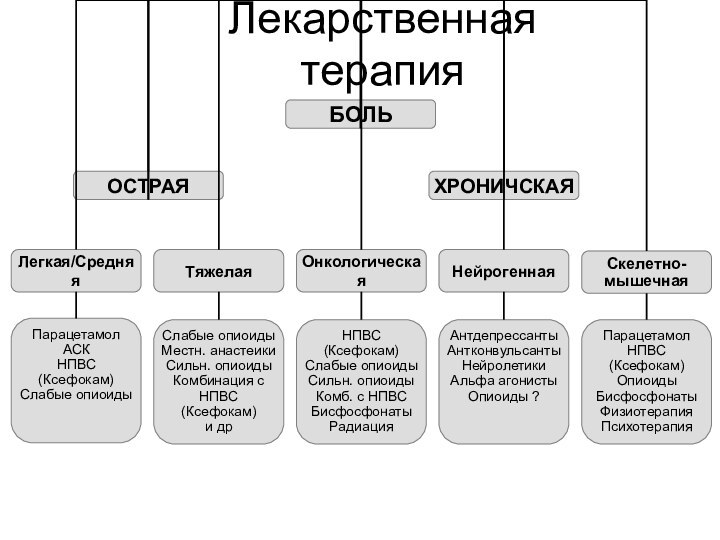 Лекарственная терапия