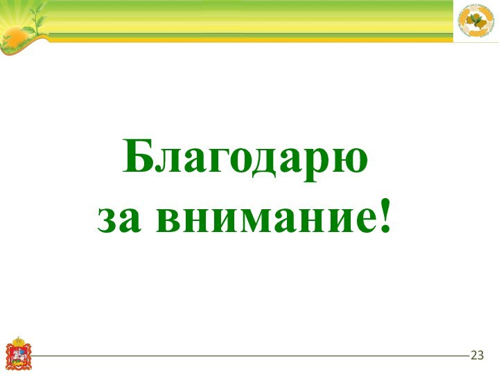 Благодарю  за внимание!