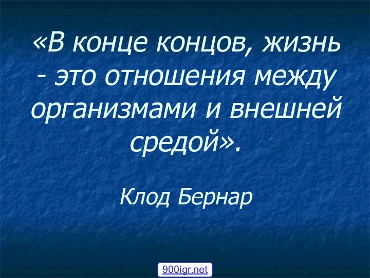 «В конце концов, жизнь - это