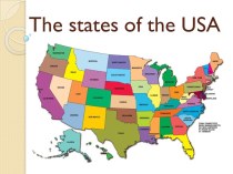 The states of the USA