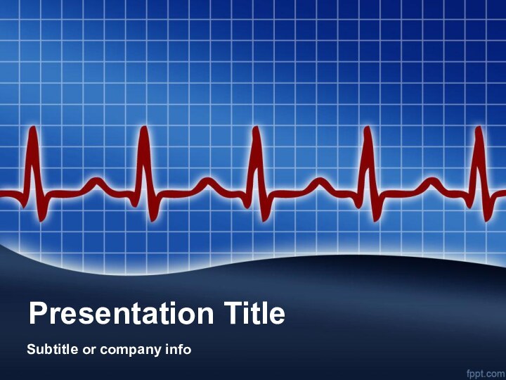 Presentation TitleSubtitle or company info