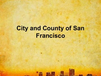 City and County of San Francisco