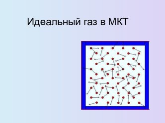 Идеальный газ в МКТ