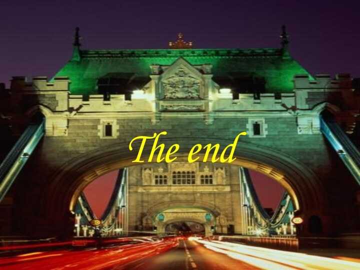 The end