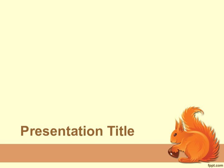 Presentation Title