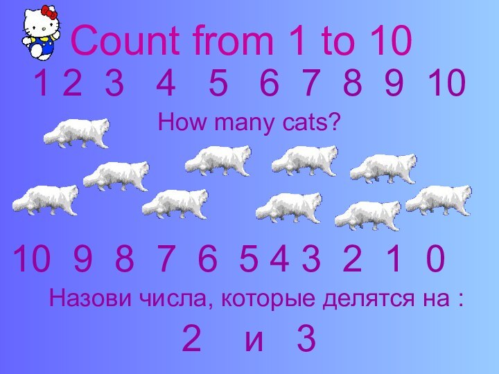 Count from 1 to 101 2 3  4  5