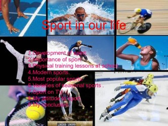 Sport in our life