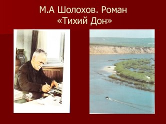 Изображение Верхнедонского восстания казаков в романе М.А.Шолохова Тихий Дон