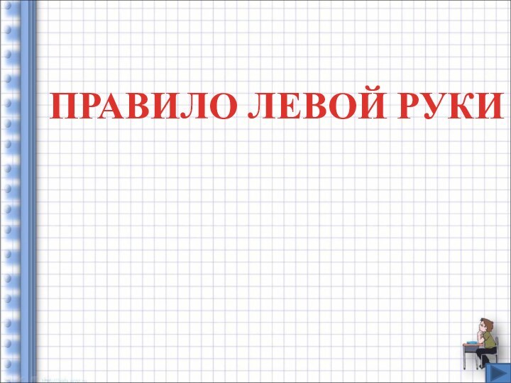 ПРАВИЛО БУРАВЧИКАПРАВИЛО ЛЕВОЙ РУКИПРАВИЛО ПРАВОЙ РУКИ