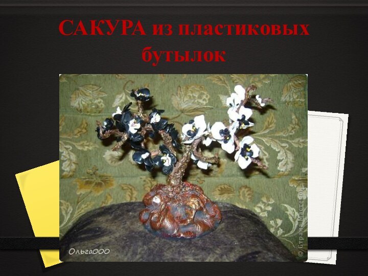 САКУРА из пластиковых бутылок