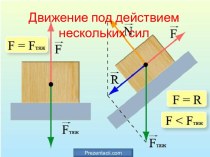 Движение под действием нескольких сил