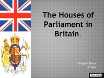 The Houses of Parliament in Britain