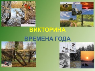 Викторина Времена года