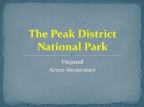 The Peak District National Park