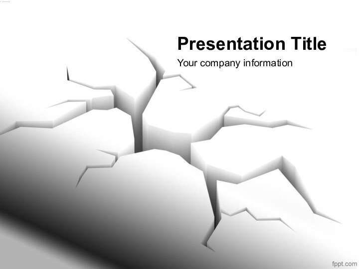 Presentation TitleYour company information