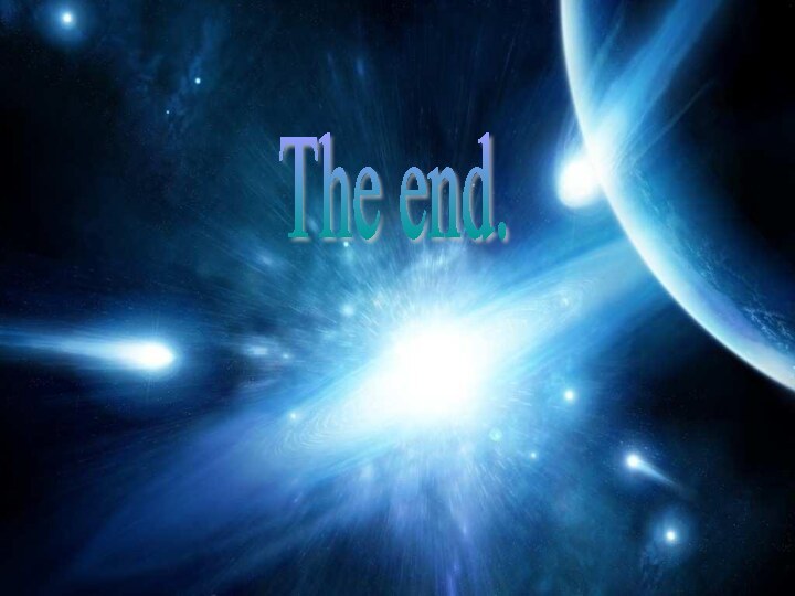 The end.