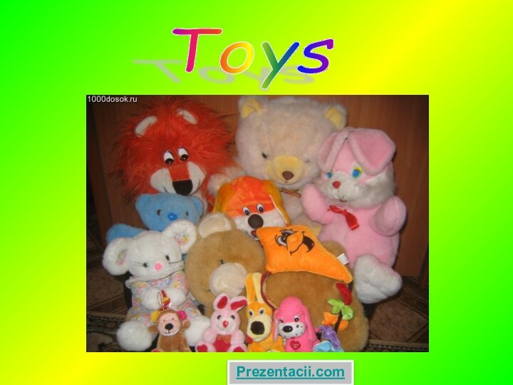 Toys Prezentacii.com