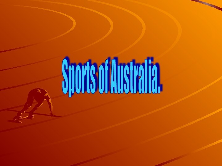 Sports of Australia.