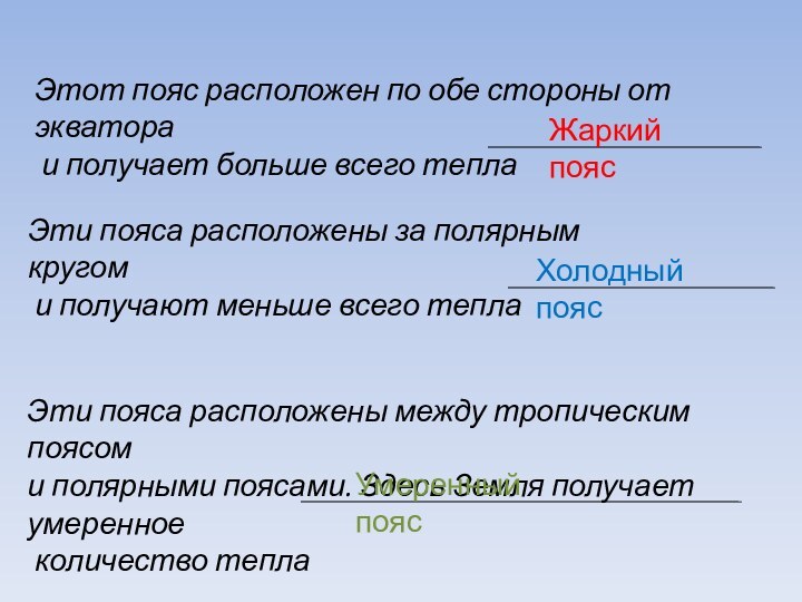 Этот пояс расположен по обе стороны от экватора и получает больше всего