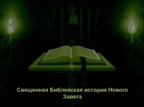 Священная Библейская история Нового Завета