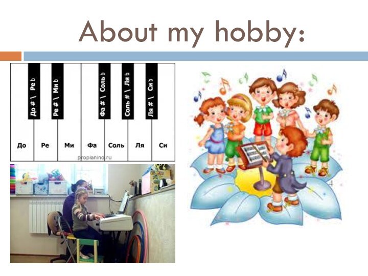 About my hobby: