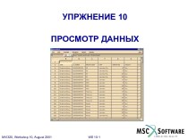 MSC.Mvision Workshops 10