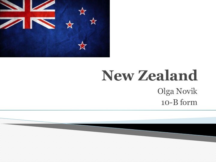 New Zealand Olga Novik10-B form