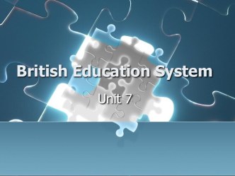 British Education System