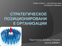 Стратегическое позиционирование организации