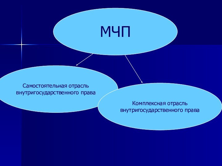 МЧПСамостоятельная отрасль внутригосударственного праваКомплексная отрасль внутригосударственного права