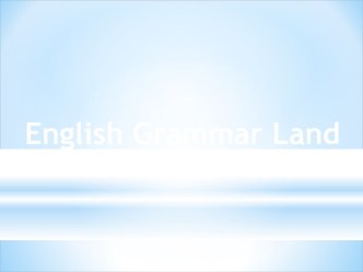 English Grammar Land