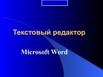 MICROSOFT WORD