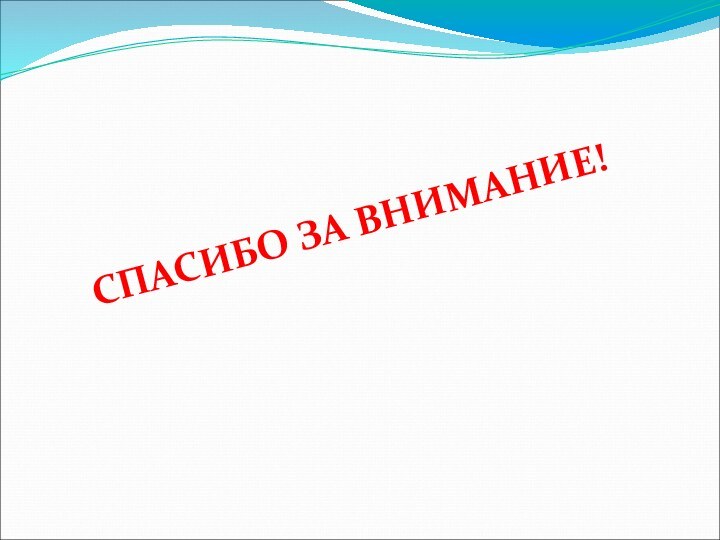 СПАСИБО ЗА ВНИМАНИЕ!