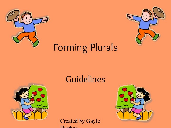 Created by Gayle HughesForming Plurals Guidelines