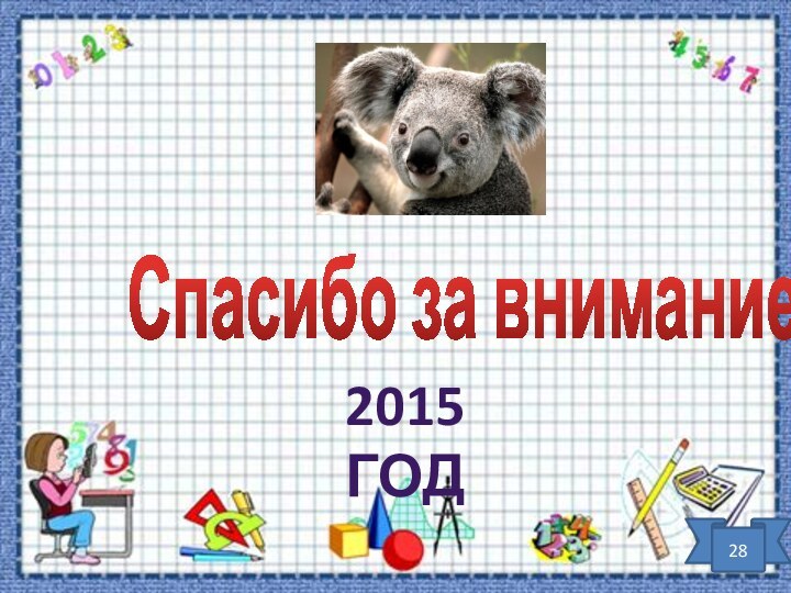 Спасибо за внимание282015 год