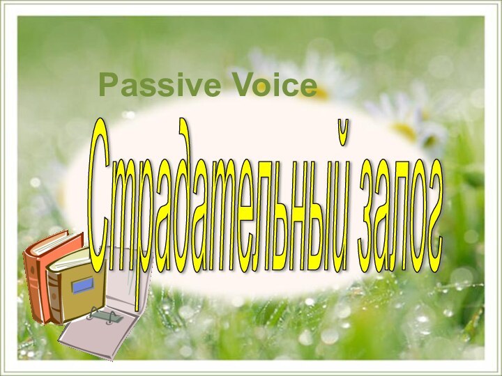 Страдательный залогPassive Voice