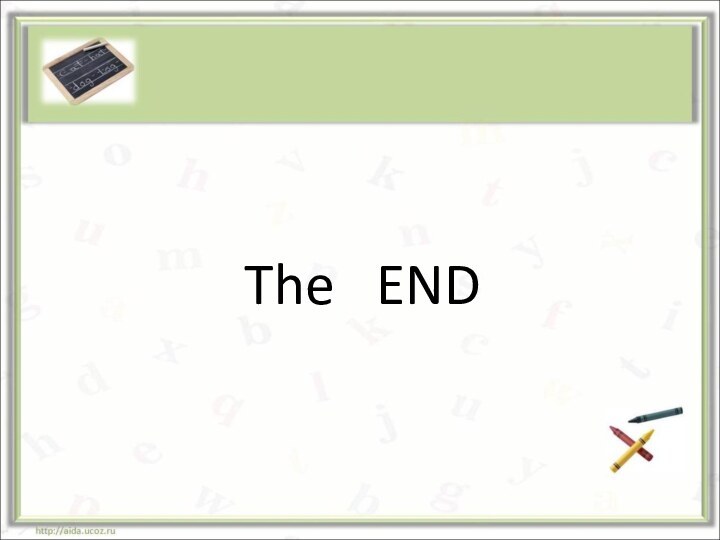 The  END