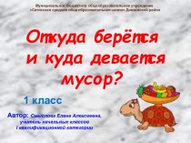 откуда берётся мусорр