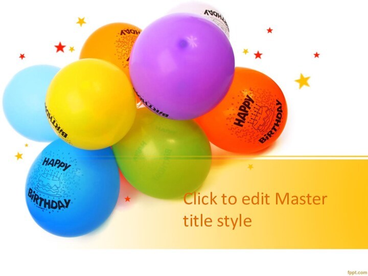 Click to edit Master  title style