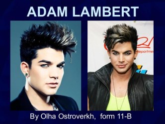 ADAM LAMBERT