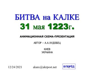 Битва на Калке 31 мая 1223г