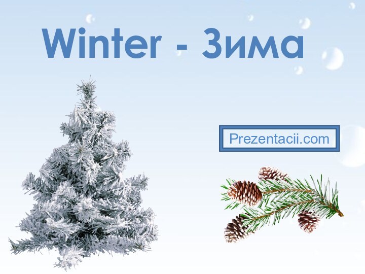 Winter - ЗимаPrezentacii.com