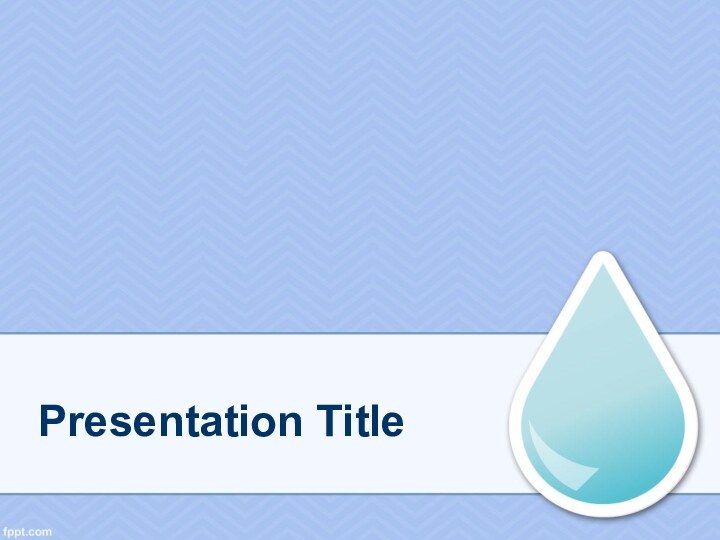 Presentation Title