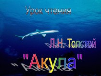 Л.Н. Толстой Акула