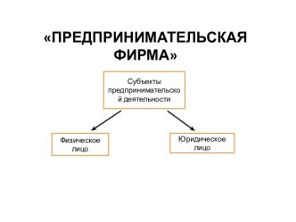 Предпринимательская фирма