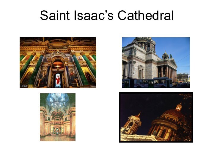 Saint Isaac’s Cathedral