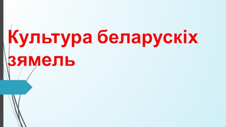 Культура беларускіх зямель