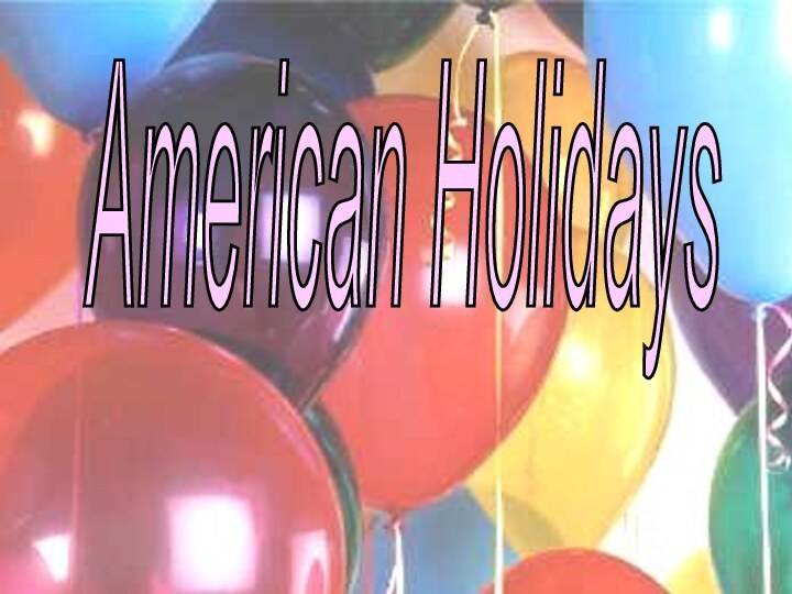 American Holidays